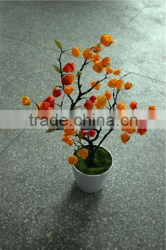 Home decor led lighting lantern grass potted plant
