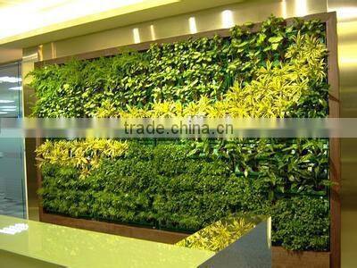 Factory wholesale artificial grass wall uv resist artificial living plant moss wall