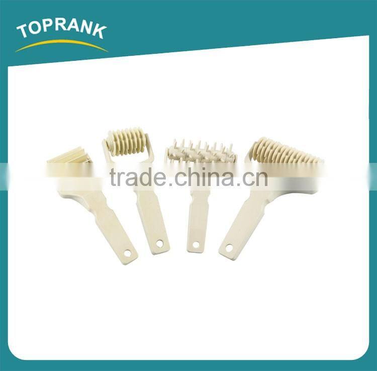 Toprank BSCI Factory High Quality Fondant Embossing Noodle Cutter Roller,Cake Decoration Rotating Roller Lattice Pastry Cutter