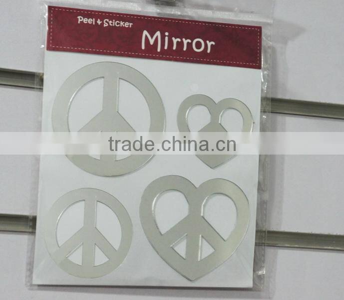 Accessories Decoration Reflective Mirror Sticker