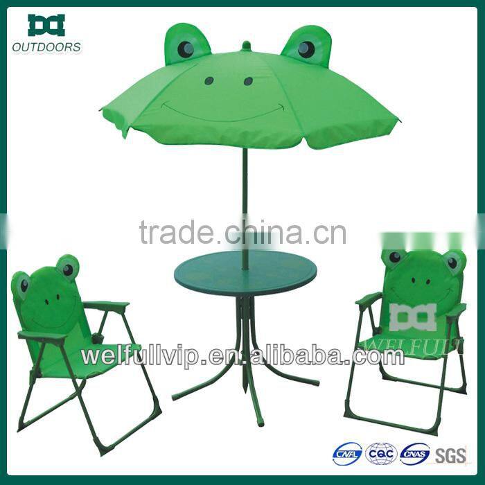 garden kids fold up table and chair