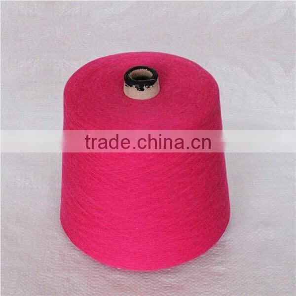 Top 32s/2 cotton yarn dyed carded yarn