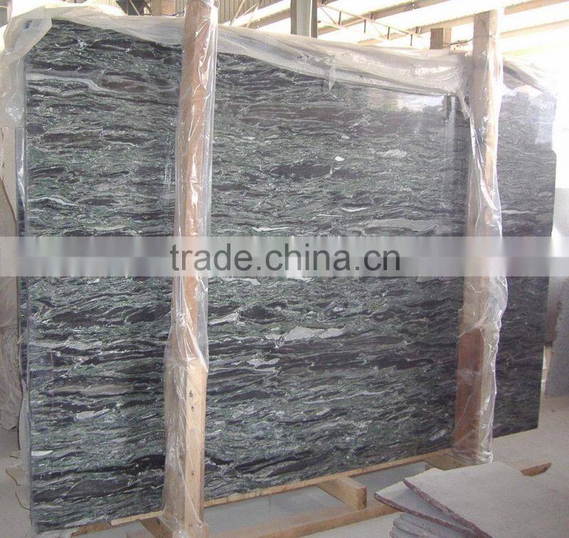 China Seawave green granite slabs