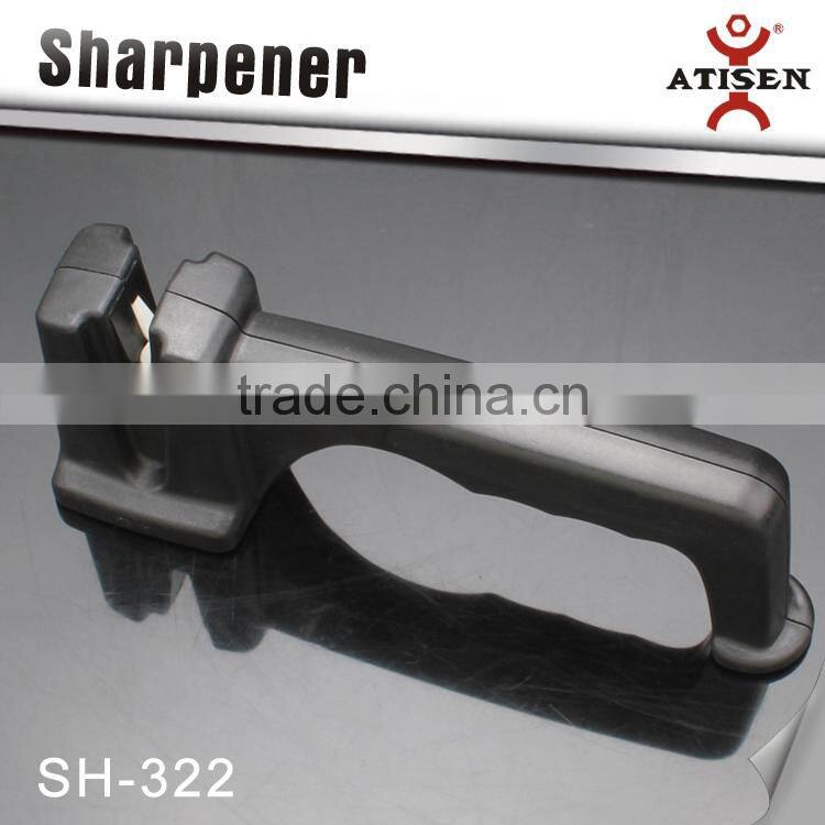 Black Ceramic Knife Sharpener With Long Handle