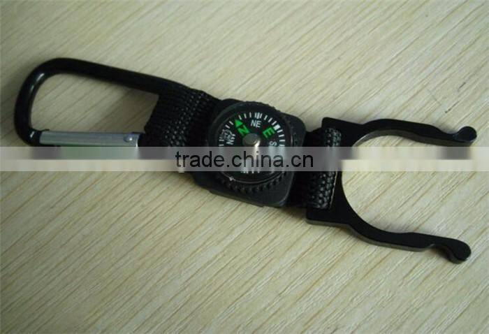 Wholesale Colorful Detachable Lanyard Strap Carabiner With Compass