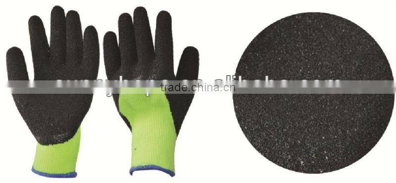 Acrylic thermal working gloves,palm and thumb dipped