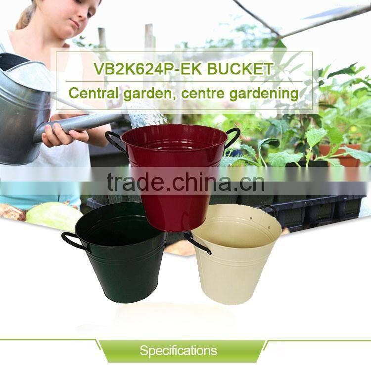 Easter ice 5 gallon powder coated metal bucket