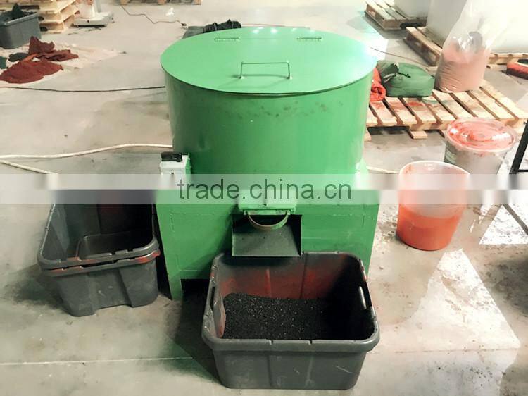 500x500mm scrap tire rubber floor tile machine production line