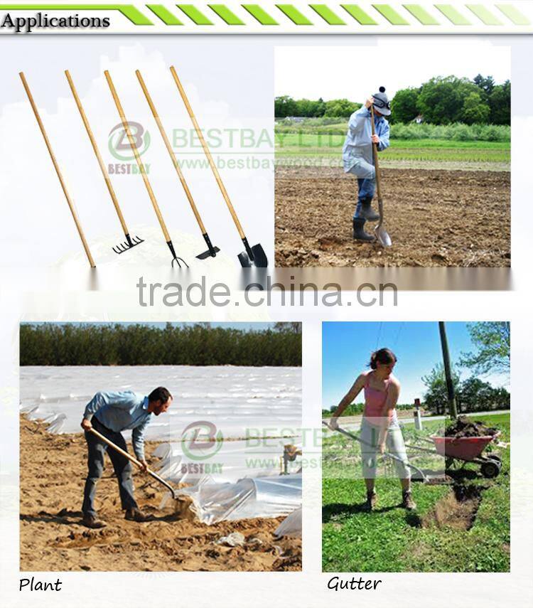 150*3.6cm wooden shovel handle with cheap price