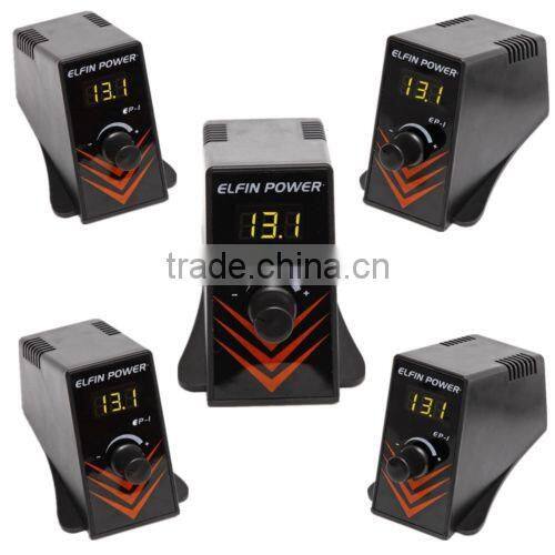 New Black Pro Digital Display EP-1 Tattoo Power Supply