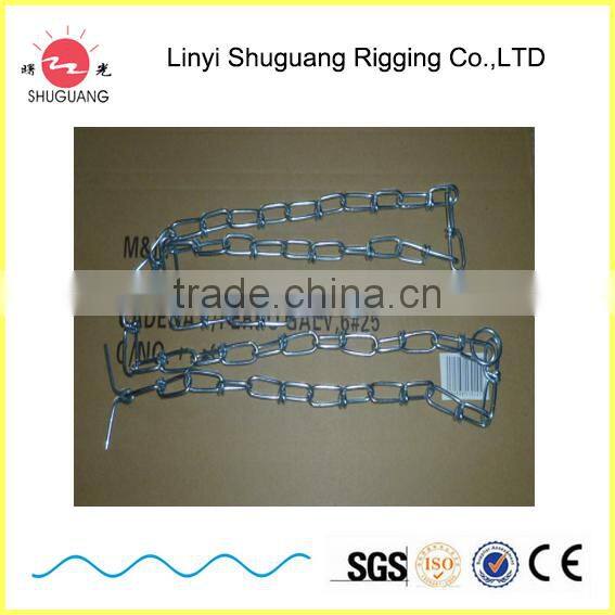 DIN763 2mm-26mm Different Size Galvanized Welded Chain