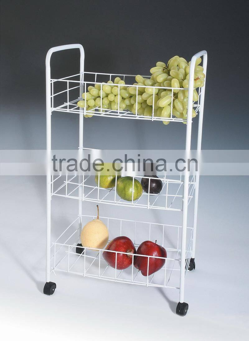 127-46 3-Tier Storage Cart With Wheels