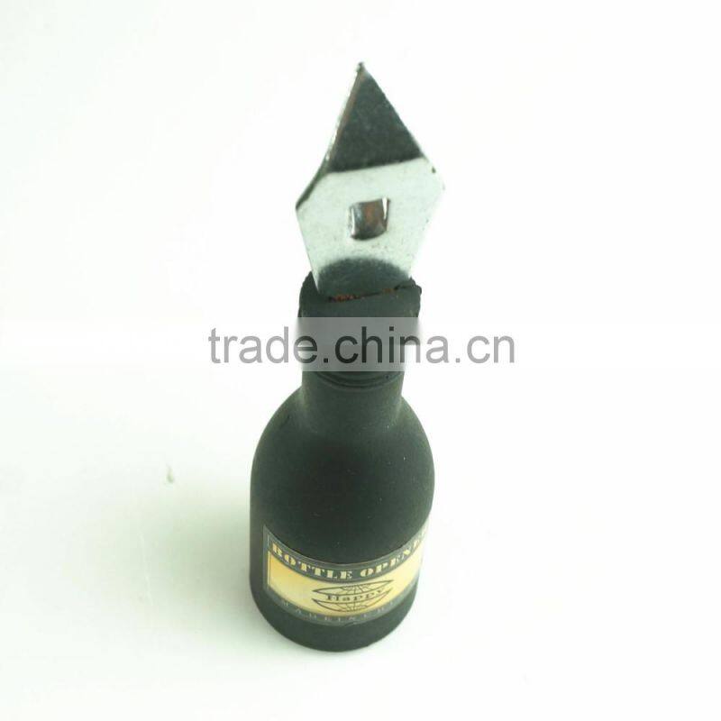 42199 Stainless Steel bottle opener with bottle shape handle