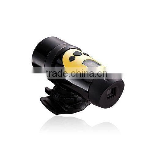 2016 New high quality Waterproof Extreme Action Sport Camera HD720p Bicycle helmet Action Sport DV AT68