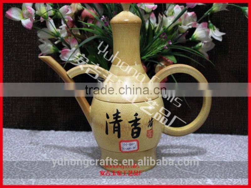 Top quality Bamboo craft Bamboo Tea Sets Bamboo teapot