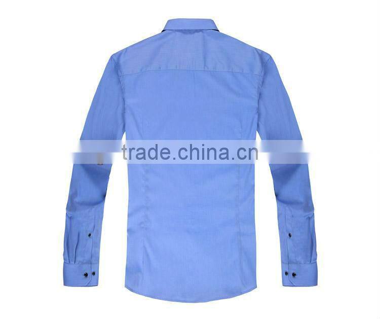 70%cotton 30%polyster men's office long sleeve shirt