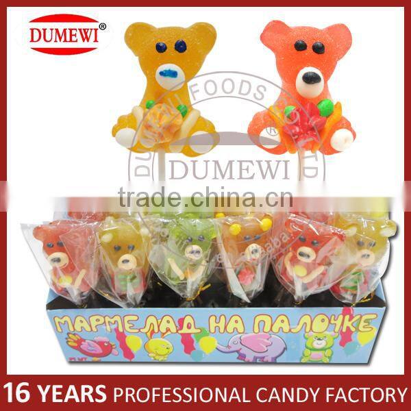 Halloween Rabbit Shape Fruit Flavored Jelly Lollipop