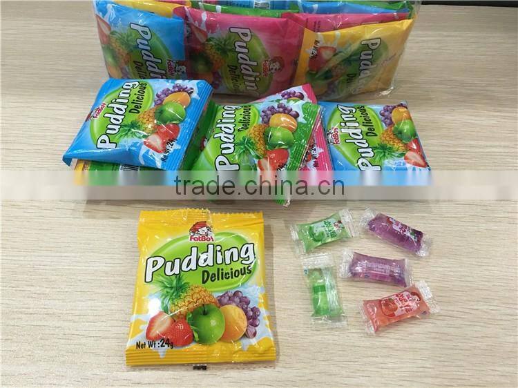 Delicious Fruit Flavors Pudding Mini Jelly Candy