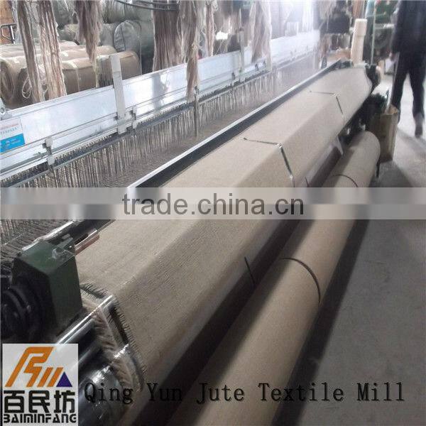 customized burlap 100% jute fiber packed in rolls