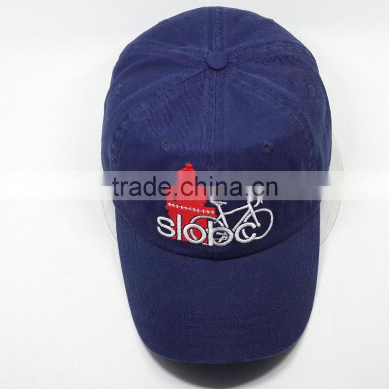 100% cotton torn washed plain baseball cap