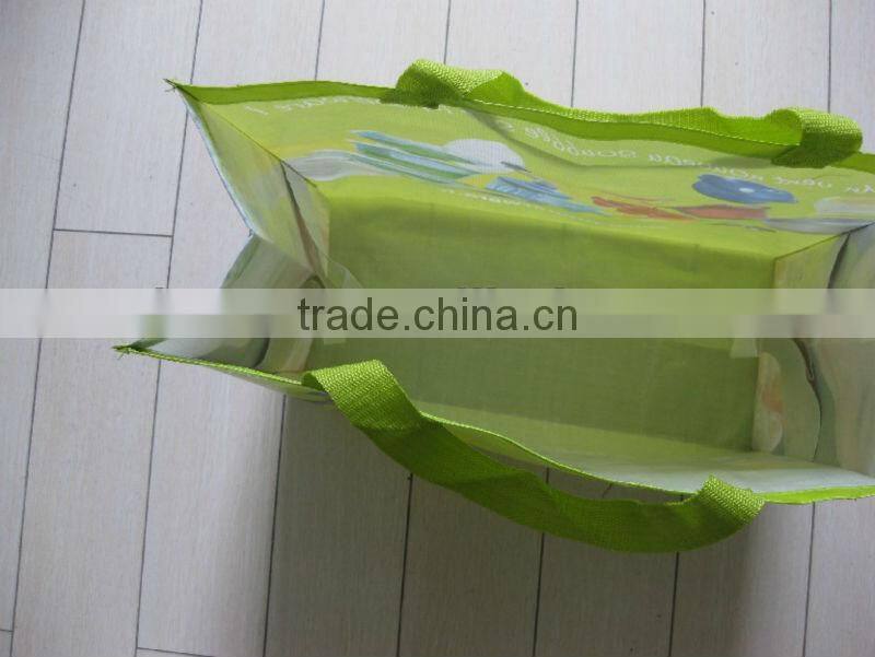 high quality pp woven laminated gift bag eco friendly