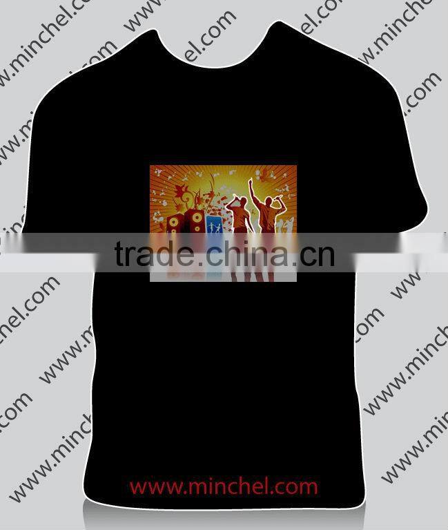 Hot sale el light t shirt
