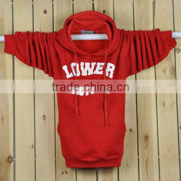 hip hop plain slim fit sports hoodies