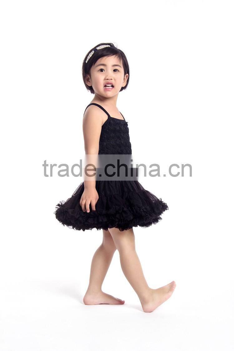 Hot children plain pure color dress for 2-7 year old little girl dress baby child dress wholesale