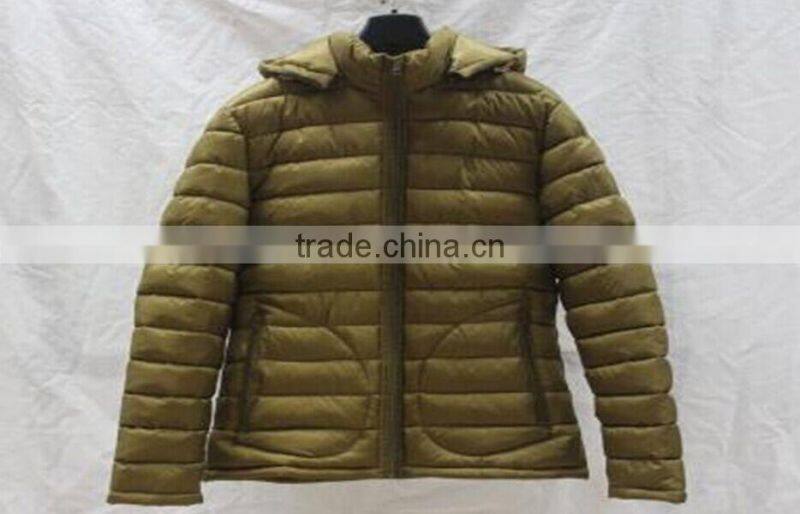 Hot sale winter coat women padded jacket zip up