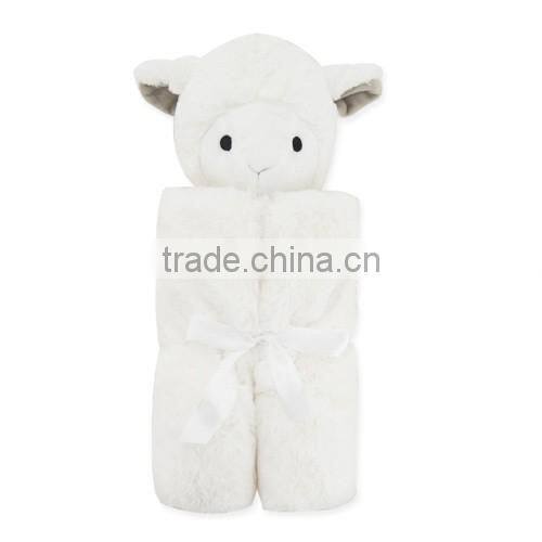 Best Sell Baby Product Soft Coral Fleece Push Sheep Toy Thick Baby Heated Blanket