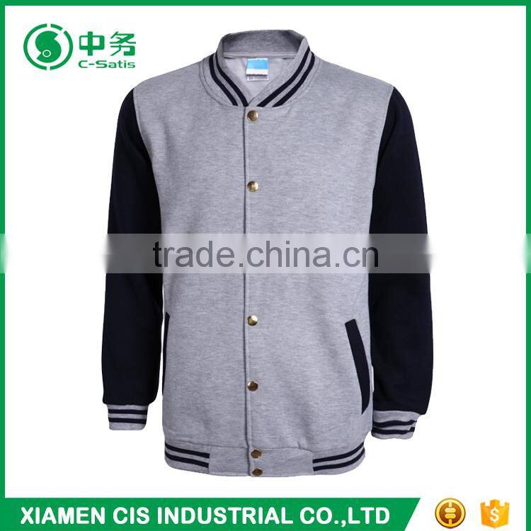 New Product Multi Color Sailor Collar 4XL Plus Size Mens Plain Varsity Jacket
