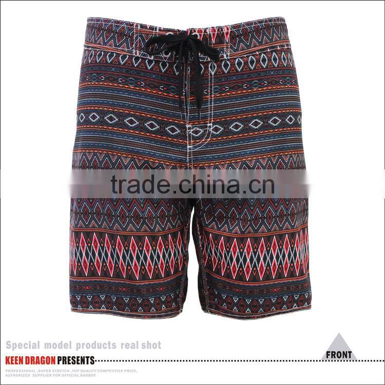 GEOMETRIC SHAPES SUBLIMATION PRINTED MENS SHORTS CUSTOM DESIGN
