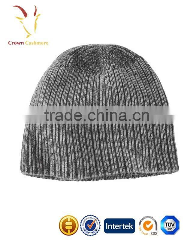 Lovely Plain Womens Cashmere Beanie Hat