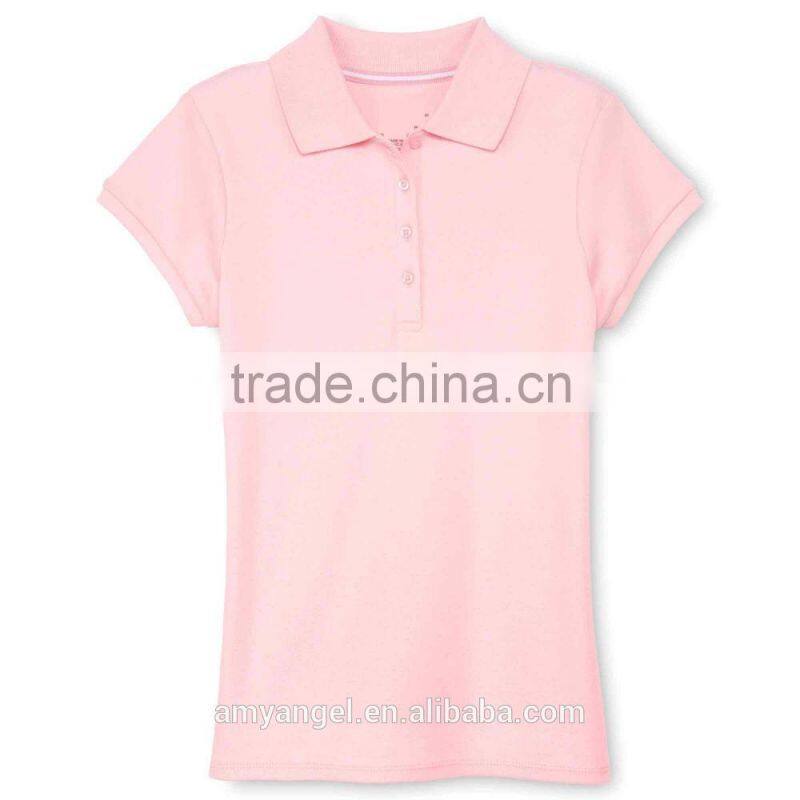 2017 Fashion Kid Polo Shirt Kids School Uniforms Plain Boy Polos Shirt Design