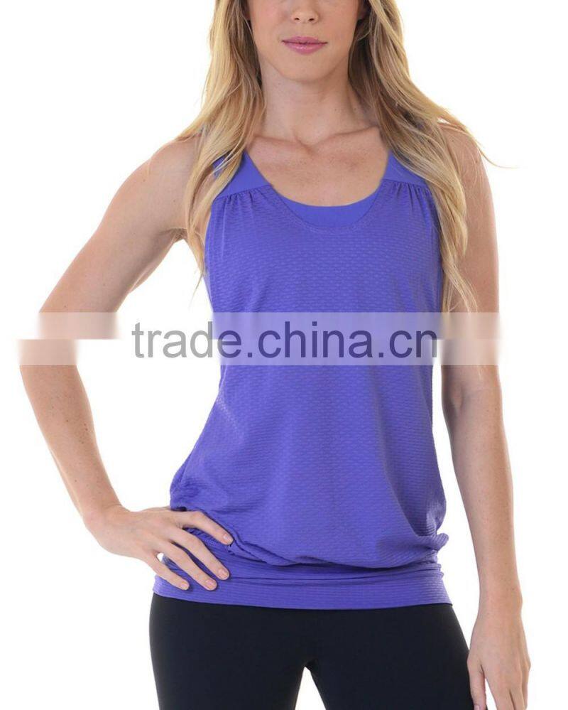 High quality bodybuilding gym top yogo tank top