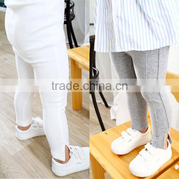 1-6 years 2017 Wholesale New Cotton Autumn Patchwork Kids Girls Pants Leggings (pick size)