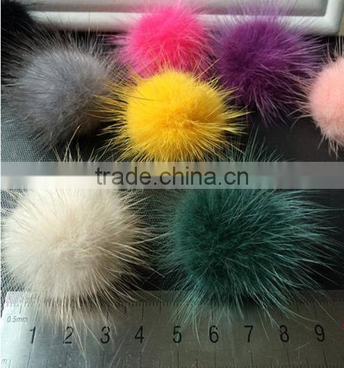15CM Big Fluffy Bag Bugs Pom Pom Keychains Handmade Alphabet Real Fox Fur Ball Key chain Bag Charm Monster Letter Pompoms