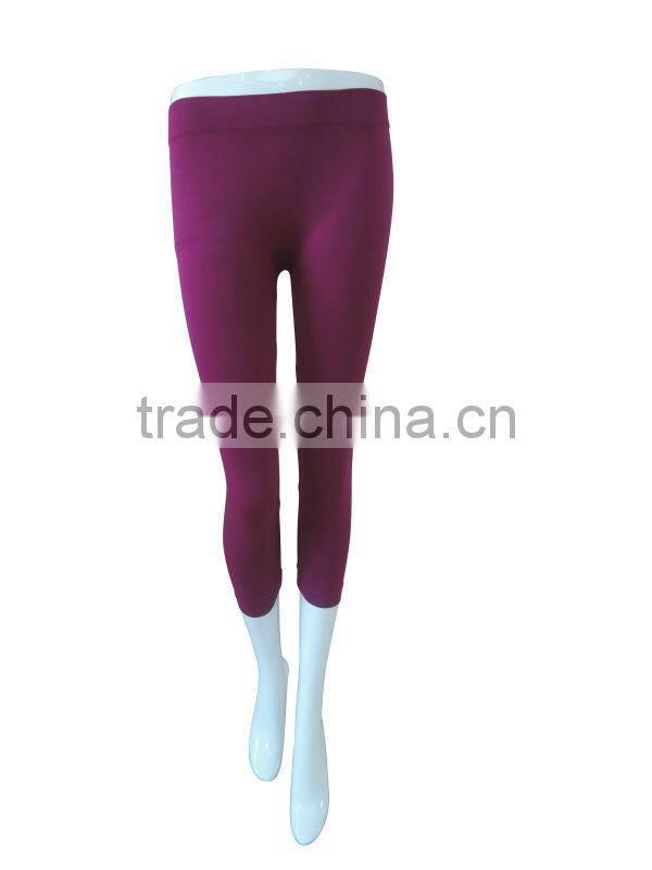 Solid cheap stretch leggings seamless woman underwear ladies seamless legging