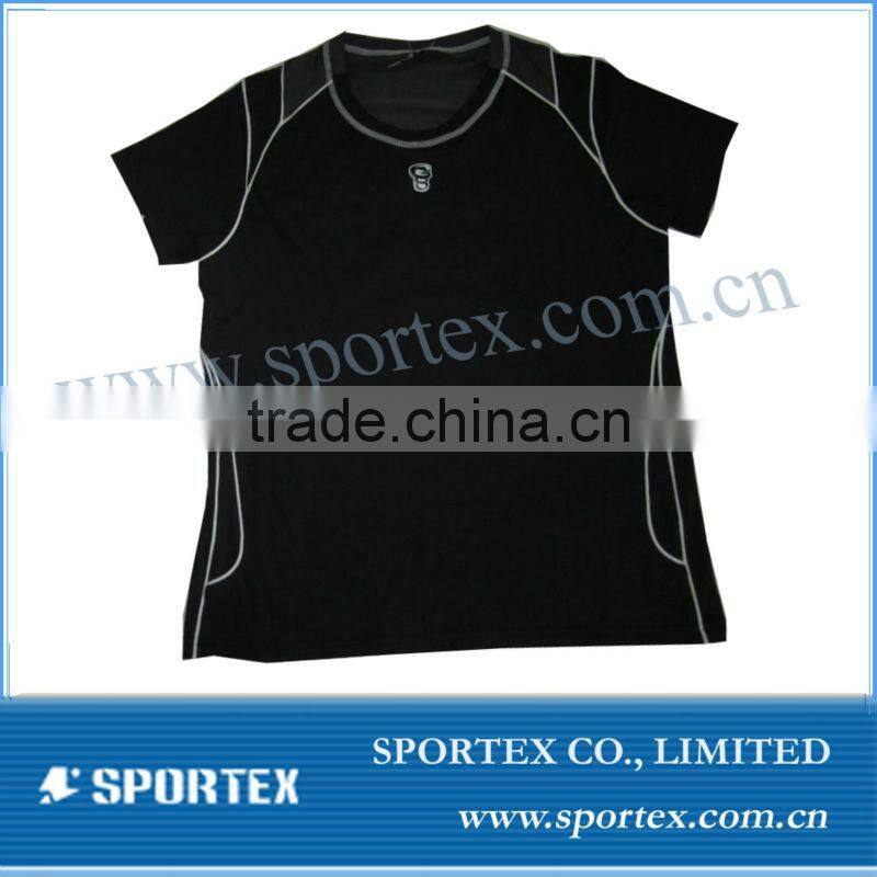 Women's short sleeve compression top / compression shirt for women / compression top