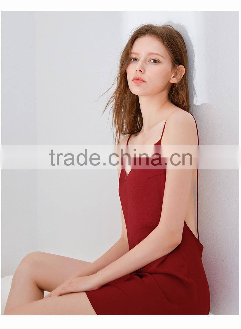 Z&M Women's 2017 long dress women sexy sleeping dress for girls girls sexy nighty dress