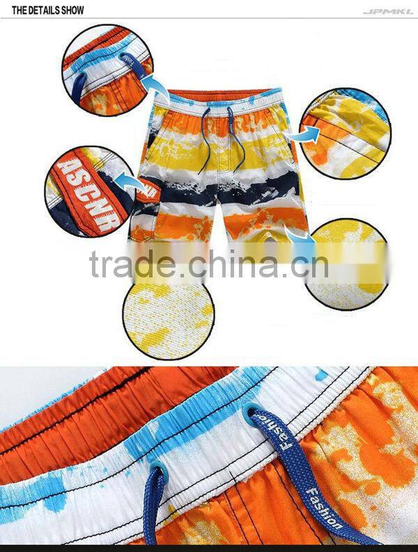 Custom wholesale stock summer sport funny board mens beach shorts
