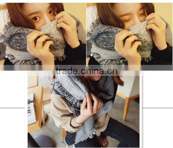 1pc New design fashion winter warmth spandex elegant shawl scarf designs for stitching