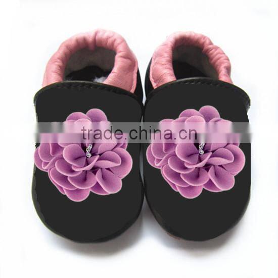new arrival flower kids shoes genuine leather baby shoes