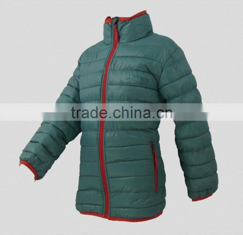 Cotton windbreaker outdoor down jacket for kids