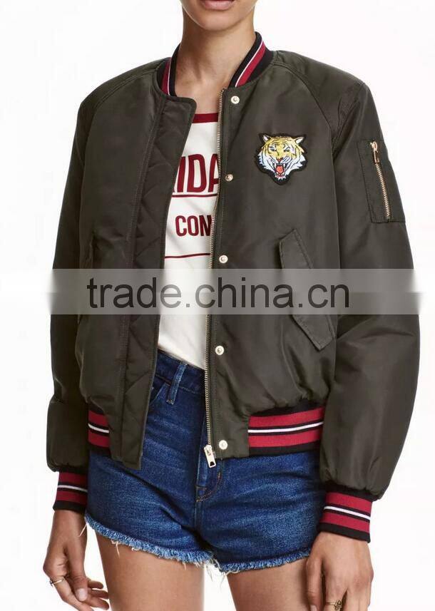 Runwaylover EY1026C Wholesale custom classical sublimation woman/man winter bomber jacket