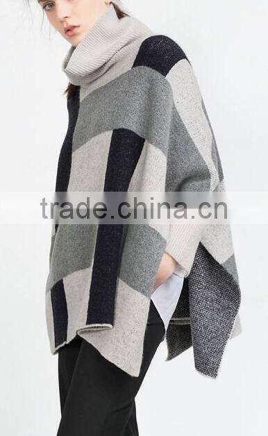 EY0846S New Design 2016 Women Fashion Turtleneck Knit Pullover Sweaters