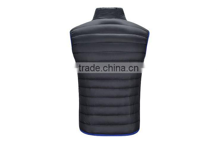 mens fashion down vest nylon sleeveless down coat comfortable body warmer