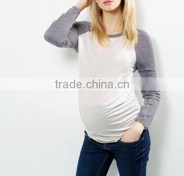 Maternity clothes pregnant women raglan sleeve t-shirt