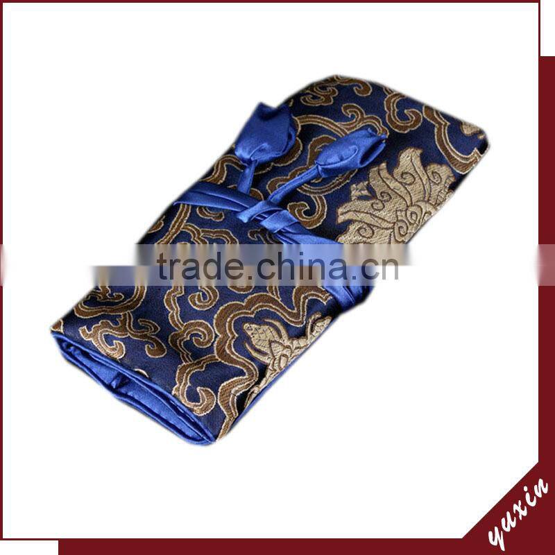 Customize manufacture fabric Jewelry roll jewelry Bag JR032