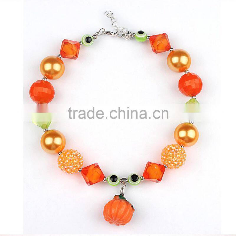 Wholesale Kids Cinderella High-heeled Shoes Crystal Pendant Chunky Necklace Jewelry Set